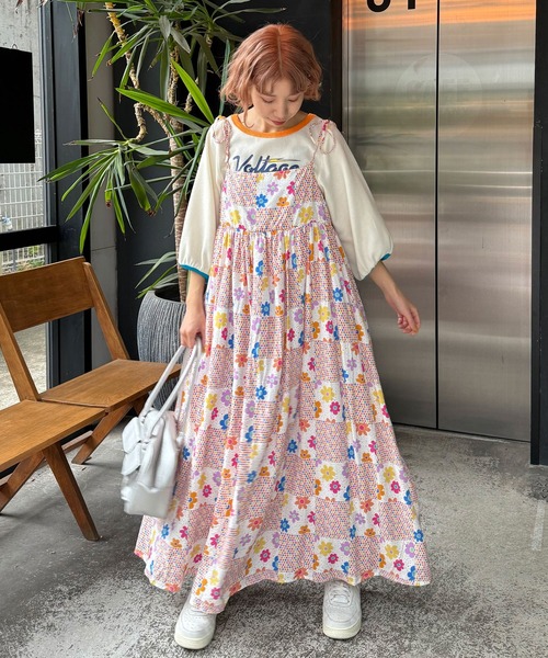 ✨️6/22迄出品✨️45R ✨️新品✨️バンダナパッチワークのキャミドレス ✨️6/22迄出品✨️45R ✨️新品✨️バンダナパッチワークのキャミ