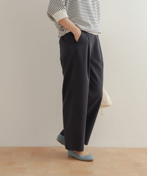 URBAN RESEARCH DOORS（アーバンリサーチドアーズ）の「レーヨンコットンイージーパンツ（その他パンツ・レディース・カーキ/ネイビー/ブラック・SMALL/MEDIUM）」の12枚目の写真