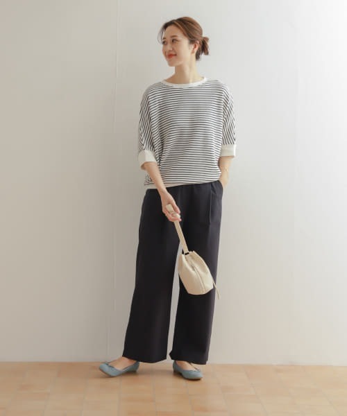 URBAN RESEARCH DOORS（アーバンリサーチドアーズ）の「レーヨンコットンイージーパンツ（その他パンツ・レディース・カーキ/ネイビー/ブラック・SMALL/MEDIUM）」の14枚目の写真