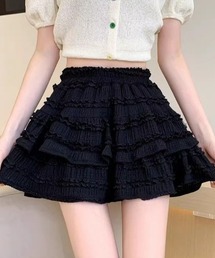 Achic | ティアードフレアミニスカート(スカート)