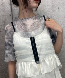 byYOUANCE | チュールペプラムビスチェ(ベスト)