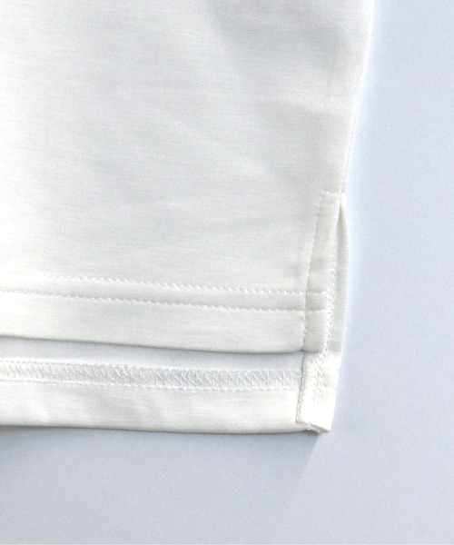 Starting Over(スターティングオーバー)の「crochet pocket double knit T-shirt/接触冷感 クロシェ編み ポケット ダンボールニット クルーネック半袖Tシャツ(Tシャツ/カットソー・メンズ・ブラック/ベージュ/ホワイト・M/L/XL)」の7枚目の写真