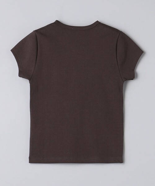 UNITED ARROWS(ユナイテッドアローズ)の「コットン フライス フレンチスリーブ Tシャツ(Tシャツ/カットソー・レディース・ブラック/ホワイト/ダークブラウン/その他1・FREE)」の5枚目の写真