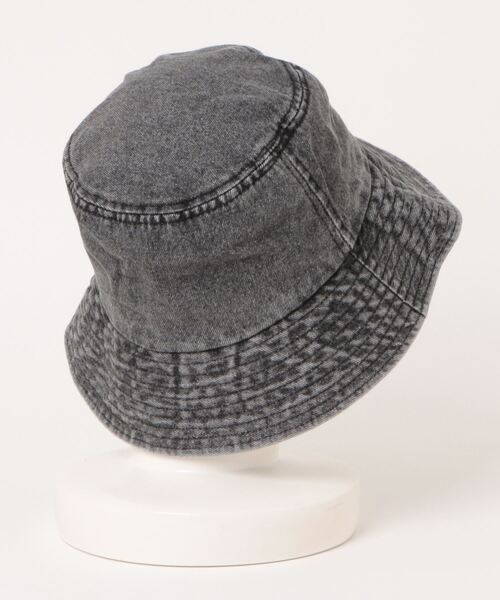 SpRay（スプレイ）の「デニムハート刺繍バケットハット（ハット・レディース・ブラック/ブルー・FREE）」の10枚目の写真
