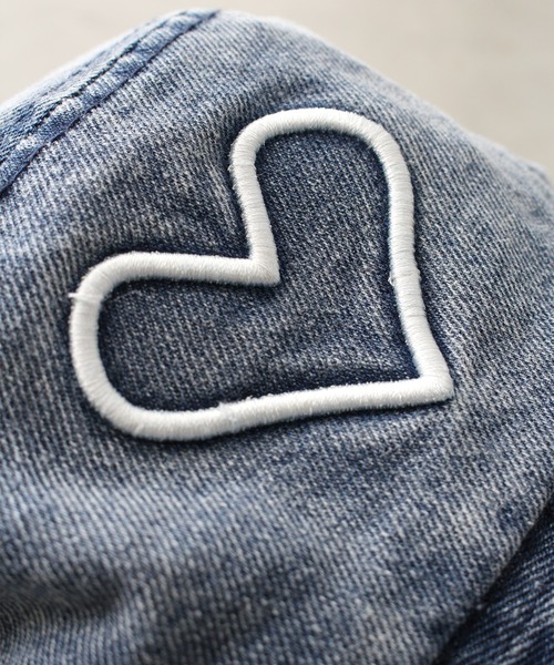 SpRay（スプレイ）の「デニムハート刺繍バケットハット（ハット・レディース・ブラック/ブルー・FREE）」の18枚目の写真