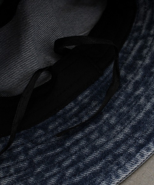 SpRay（スプレイ）の「デニムハート刺繍バケットハット（ハット・レディース・ブラック/ブルー・FREE）」の9枚目の写真