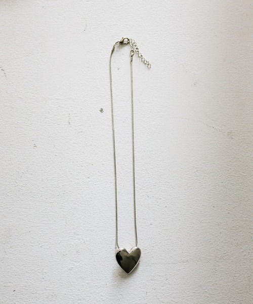 mystic(ミスティック)の「【Lara&Heart】BIG Heartネックレス(ネックレス・レディース・シルバー・ONE SIZE)」の5枚目の写真