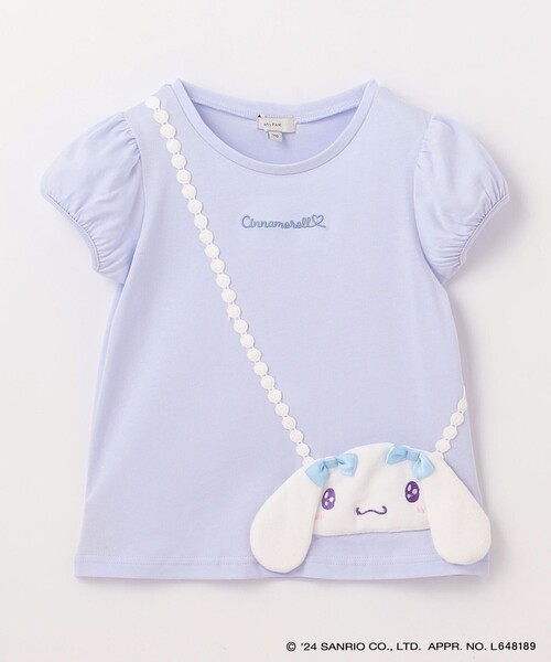 ANY（エニィ）の「【サンリオキャラクターズ×any FAM】ポシェットTシャツ（Tシャツ/カットソー・キッズ・ホワイト系/ライラック系/サックスブルー系・90/100/110/120/130）」の4枚目の写真