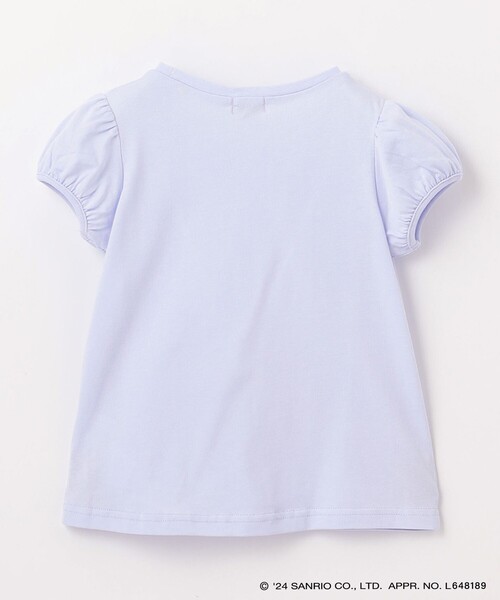 ANY（エニィ）の「【サンリオキャラクターズ×any FAM】ポシェットTシャツ（Tシャツ/カットソー・キッズ・ホワイト系/ライラック系/サックスブルー系・90/100/110/120/130）」の5枚目の写真