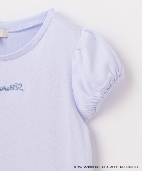 ANY（エニィ）の「【サンリオキャラクターズ×any FAM】ポシェットTシャツ（Tシャツ/カットソー・キッズ・ホワイト系/ライラック系/サックスブルー系・90/100/110/120/130）」の7枚目の写真