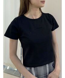 CALNAMUR | クロップドロゴTシャツ(Tシャツ/カットソー)