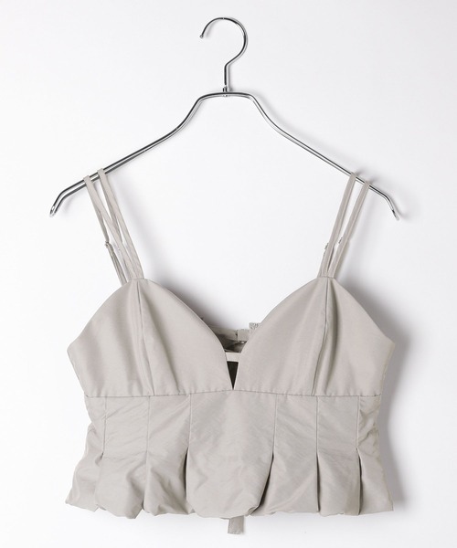 Heather（ヘザー）の「バルーンキャミビスチェ　121920（ベスト・レディース・ホワイト/ブラック/グレー・FREE）」の4枚目の写真