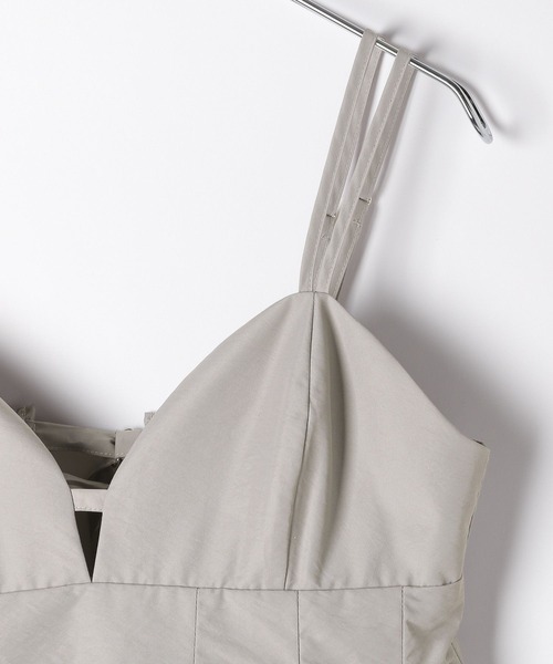 Heather（ヘザー）の「バルーンキャミビスチェ　121920（ベスト・レディース・ホワイト/ブラック/グレー・FREE）」の6枚目の写真