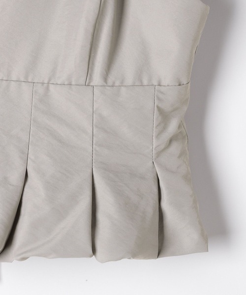 Heather（ヘザー）の「バルーンキャミビスチェ　121920（ベスト・レディース・ホワイト/ブラック/グレー・FREE）」の7枚目の写真