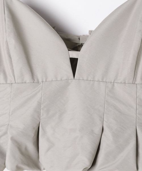 Heather（ヘザー）の「バルーンキャミビスチェ　121920（ベスト・レディース・ホワイト/ブラック/グレー・FREE）」の10枚目の写真