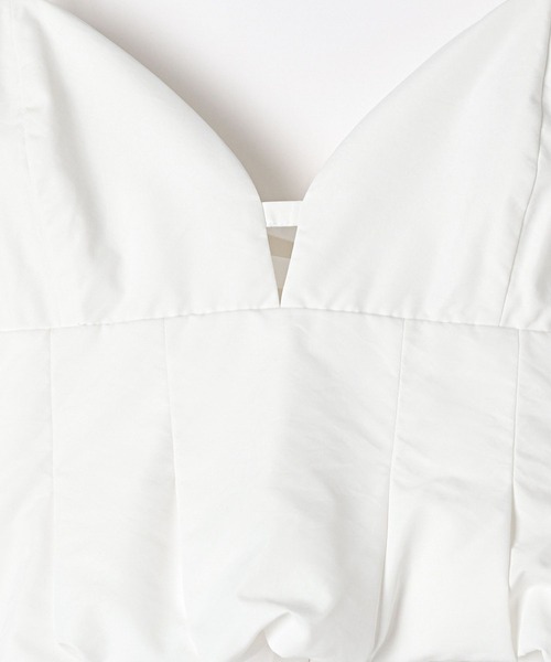 Heather（ヘザー）の「バルーンキャミビスチェ　121920（ベスト・レディース・ホワイト/ブラック/グレー・FREE）」の11枚目の写真