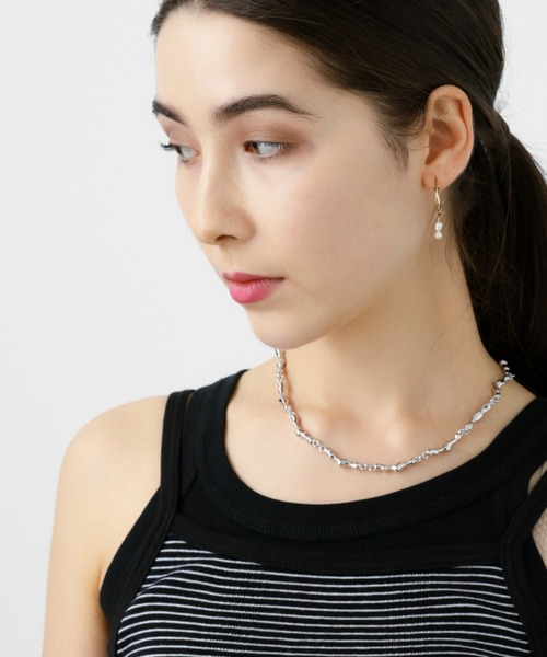 saloon(サルーン)の「SALOON(サルーン)/ ウェーブチェーンネックレス(ネックレス・レディース・その他2/その他1・FREE)」の2枚目の写真