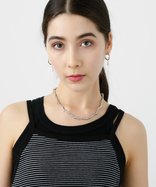 saloon(サルーン)の「SALOON(サルーン)/ ウェーブチェーンネックレス(ネックレス・レディース・その他2/その他1・FREE)」の4枚目の写真