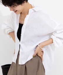 NOLLEY’S | MY STANDARD リネン2WAY shortシャツ(シャツ/ブラウス)