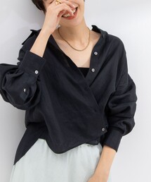 NOLLEY’S | MY STANDARD リネン2WAY shortシャツ(シャツ/ブラウス)