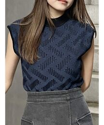 MURUA | 【SET UP対応】ランダムパターンニットタンク(ニット/セーター)