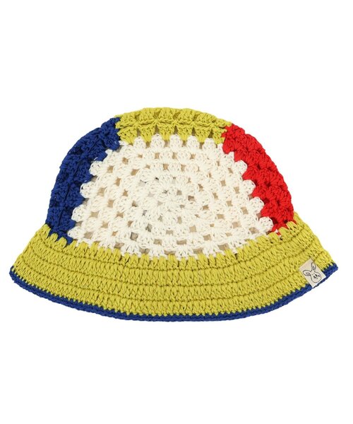 BREEZE（ブリーズ）の「【Bpop】サマーベビーニット帽（ニットキャップ/ビーニー・キッズ・チェック/レインボー/ブルー・48/46）」の21枚目の写真