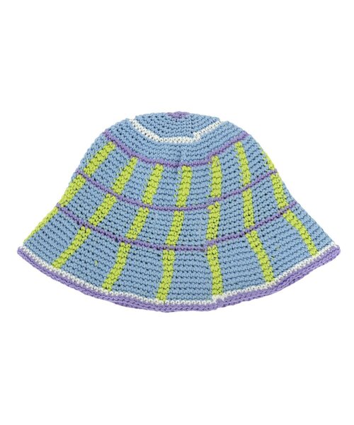 BREEZE（ブリーズ）の「【Bpop】サマーベビーニット帽（ニットキャップ/ビーニー・キッズ・チェック/レインボー/ブルー・48/46）」の22枚目の写真