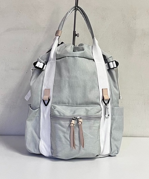 EARTH MADE（アースメイド）の「DELTA CL RUCK（バックパック/リュック・レディース・ブラック/カーキ/グレー・FREE）」の4枚目の写真