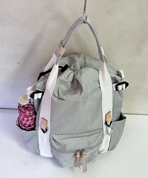 EARTH MADE（アースメイド）の「DELTA CL RUCK（バックパック/リュック・レディース・ブラック/カーキ/グレー・FREE）」の6枚目の写真