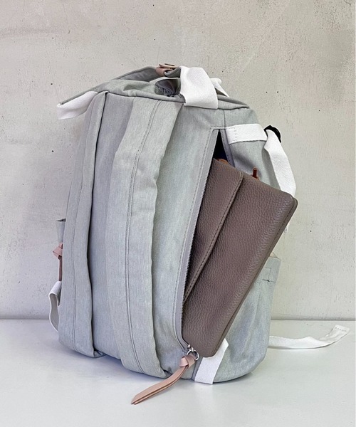 EARTH MADE（アースメイド）の「DELTA CL RUCK（バックパック/リュック・レディース・ブラック/カーキ/グレー・FREE）」の9枚目の写真