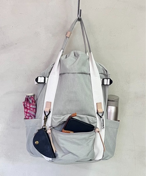 EARTH MADE（アースメイド）の「DELTA CL RUCK（バックパック/リュック・レディース・ブラック/カーキ/グレー・FREE）」の10枚目の写真