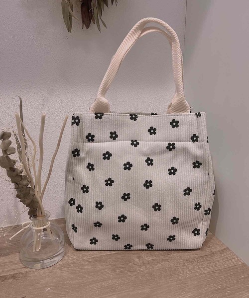 Mignonjour（ミニョンジュール）の「Mignonjour/デニジー柄ミニトートバッグ M2414（ショルダーバッグ・レディース・ブルー/ホワイト/ピンク・FREE）」の2枚目の写真