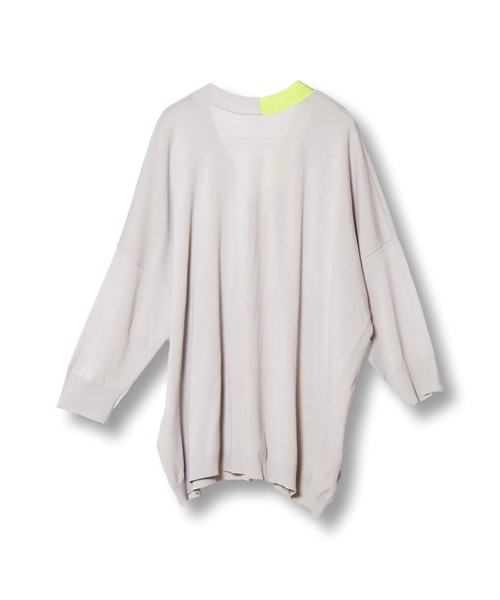 OSMOSIS（オズモーシス）の「カシュクールニットカーディガン（カーディガン/ボレロ・レディース・ライトグリーン/ライトグレー/ブラック・ONE SIZE）」の16枚目の写真