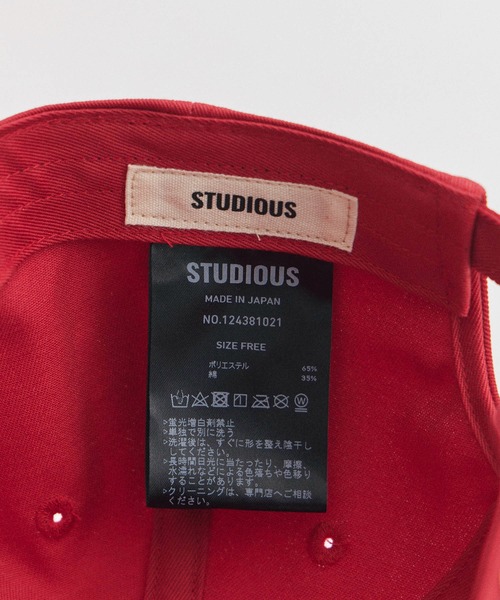 STUDIOUS（ステュディオス）の「【STUDIOUS/ステュディオス】Quietロゴキャップ（キャップ・レディース・レッド/グレー/ブラック・FREE）」の14枚目の写真