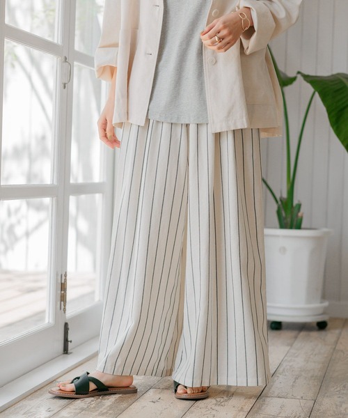 セール】【イージーケア/接触冷感】多機能イージーバギーパンツ[プチ