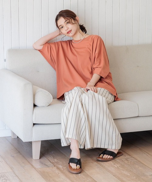 セール】【イージーケア/接触冷感】多機能イージーバギーパンツ[プチ