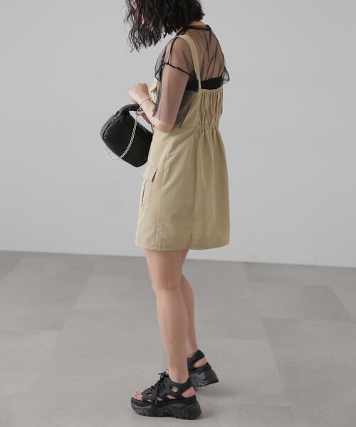 FREE'S MART（フリーズマート）の「■チュール×ロゴTシャツ（Tシャツ/カットソー・レディース・ホワイト/ブラック/グレー・FREE）」の10枚目の写真