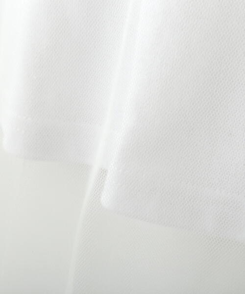 FREE'S MART（フリーズマート）の「■チュール×ロゴTシャツ（Tシャツ/カットソー・レディース・ホワイト/ブラック/グレー・FREE）」の15枚目の写真