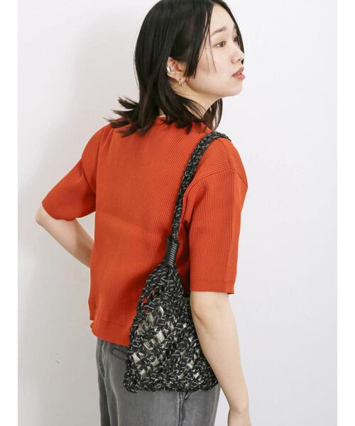 Samansa Mos2 blue（サマンサモスモスブルー）の「◎ダブルジップニットカーディガン（カーディガン/ボレロ・レディース・オレンジ/キナリ/ミント/ブラック・F）」の11枚目の写真