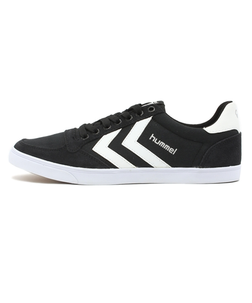 hummel（ヒュンメル）の「hummel/ヒュンメル SLIMMER STADIL CANVAS LOW/スリマー スタディール キャンバス ロー HM63112K（スニーカー・メンズ・トリコロール/ブラック×ホワイト/グレー/ネイビー/ブラック/ホワイト・22.5cm/26.5cm/25.0cm/27.0cm/28.0cm/25.5cm/24.0cm/23.0cm/29.5cm）」の7枚目の写真
