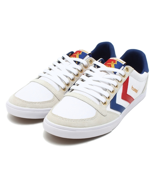 hummel（ヒュンメル）の「hummel/ヒュンメル SLIMMER STADIL CANVAS LOW/スリマー スタディール キャンバス ロー HM63112K（スニーカー・メンズ・トリコロール/ブラック×ホワイト/グレー/ネイビー/ブラック/ホワイト・22.5cm/26.5cm/25.0cm/27.0cm/28.0cm/25.5cm/24.0cm/23.0cm/29.5cm）」の20枚目の写真