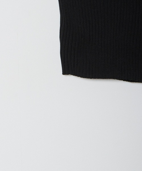 Chick(チック)の「KNIT POLO / ニットポロ(ポロシャツ・レディース・グレー/ブラック/ホワイト/ピンク/オレンジ/ブルー・FREE)」の12枚目の写真