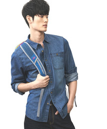 GIORDANO | [GIORDANO]デニム長袖シャツ(シャツ/ブラウス)