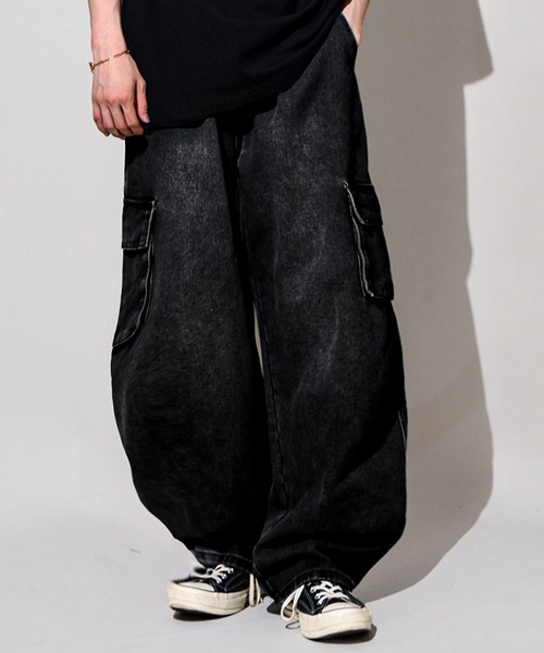 たま3：SIGNATURE8 デニムカーゴパンツ labody セール】デニムカーゴパンツ【低身長さん向けSサイズ展開あり
