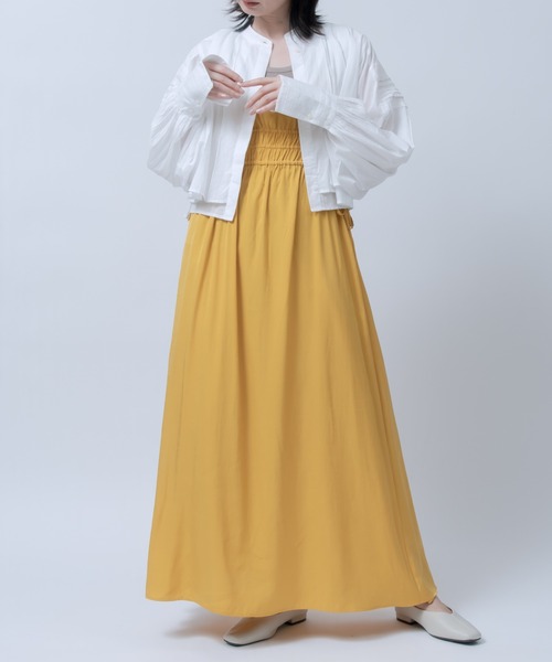 LOSUCA（ロスカ）の「レイヤードキャミワンピース（ワンピース・レディース・マスタード/アイボリー/オレンジ・FREE）」の17枚目の写真