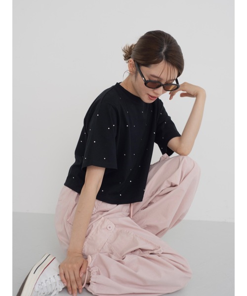 JUMELLE（ジュメロ）の「oval color sunglasses（サングラス・レディース・ブラック・FREE）」の4枚目の写真