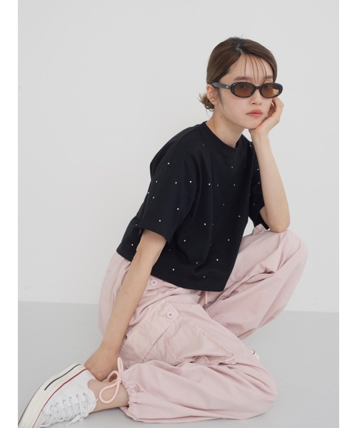 JUMELLE（ジュメロ）の「oval color sunglasses（サングラス・レディース・ブラック・FREE）」の5枚目の写真