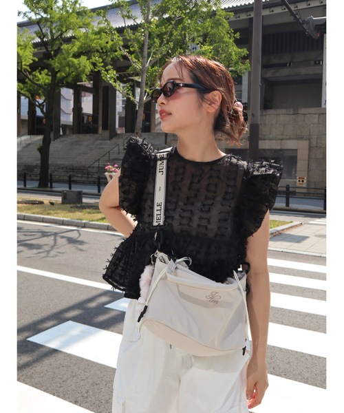 JUMELLE（ジュメロ）の「oval color sunglasses（サングラス・レディース・ブラック・FREE）」の19枚目の写真