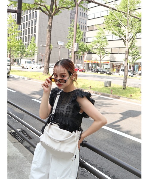 JUMELLE（ジュメロ）の「oval color sunglasses（サングラス・レディース・ブラック・FREE）」の22枚目の写真