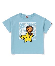 AAPE KIDS モンキープリント Tシャツ 青　140 AAPE KIDS モンキープリント Tシャツ 青 140 楽天市場】MLB T